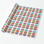 Regenbogenmacarons Geschenkpapier (Ungerollt)