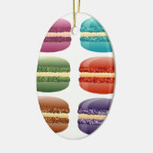 Regenbogenmacarons Keramikornament (Links)