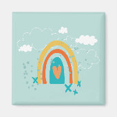 Regenbogenmagnat Magnet (Vorne)