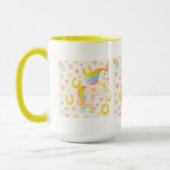Regenbogenmähnen-Pferde-Kaffeetasse — Cooper & Cod Tasse (Links)