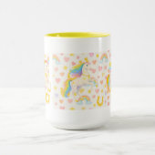 Regenbogenmähnen-Pferde-Kaffeetasse — Cooper & Cod Tasse (Zentrum)