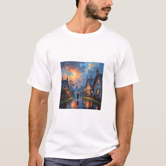 Regenbogenmalerei T-Shirt (Vorderseite)