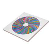 Regenbogenmandala-Keramik-Fliese, Kunst-Fliese Fliese (Seite)