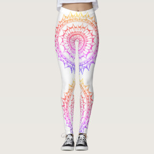 Regenbogenmandala-Leggings Leggings