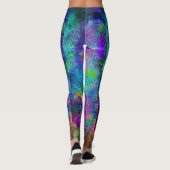 Regenbogenmandala-Leggings Leggings (Rückseite)