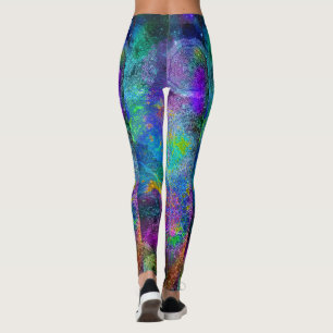 Regenbogenmandala-Leggings Leggings