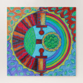 Regenbogenmandala Puzzle (Horizontal)