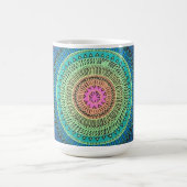 Regenbogenmandala-Tasse Kaffeetasse (Mittel)