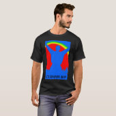 Regenbogenmann, regnet es Männer! T-Shirt (Vorne ganz)
