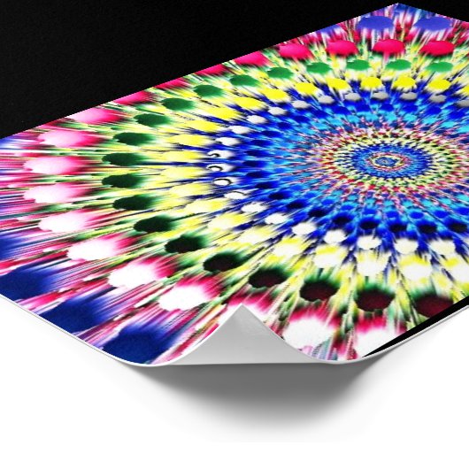 Regenbogenmatrix Poster (Ecke)