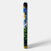 Regenbogenmond Case-Mate iPhone Hülle (Rückseite / Links)