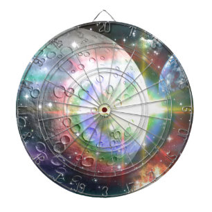 Regenbogenmond Dartscheibe