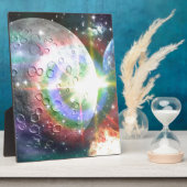 Regenbogenmond Fotoplatte (Seite)