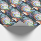 Regenbogenmond Geschenkpapier (Ecke)