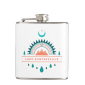 Regenbogenmond Guntersville Flachmann (Vorderseite)