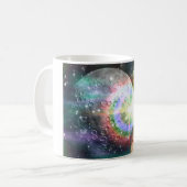 Regenbogenmond Kaffeetasse (Vorderseite Links)