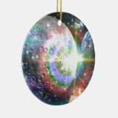 Regenbogenmond Keramik Ornament (Rechts)