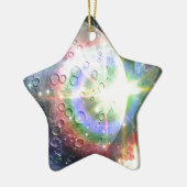 Regenbogenmond Keramikornament (Links)