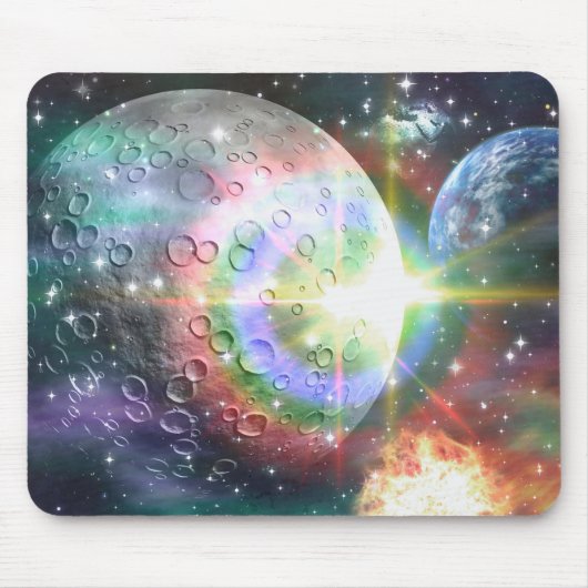 Regenbogenmond Mousepad (Vorne)