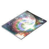 Regenbogenmond Notizblock (Linke Seite)