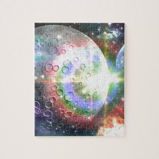 Regenbogenmond Puzzle (Vertikal)