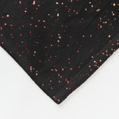 Regenbogenmond und Starry Night Sky Fleecedecke (Ecke)