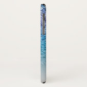 Regenbogenmonogramm für Girl-Glitzer Case-Mate iPhone Hülle (Hinten/Links)