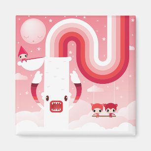 Regenbogenmonster Magnet