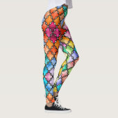 Regenbogenmosaik Leggings (Rechts)