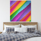 Regenbogenmosaik Leinwanddruck (Insitu (Schlafzimmer))