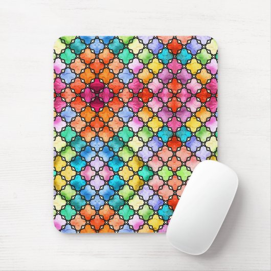 Regenbogenmosaik Mousepad (Mit Mouse)