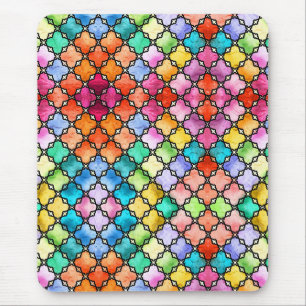 Regenbogenmosaik Mousepad