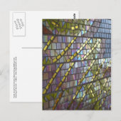 Regenbogenmosaik Postkarte (Vorne/Hinten)