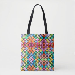 Regenbogenmosaik Tasche