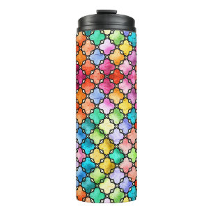 Regenbogenmosaik Thermosbecher
