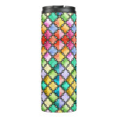 Regenbogenmosaik Thermosbecher (Rückseite)