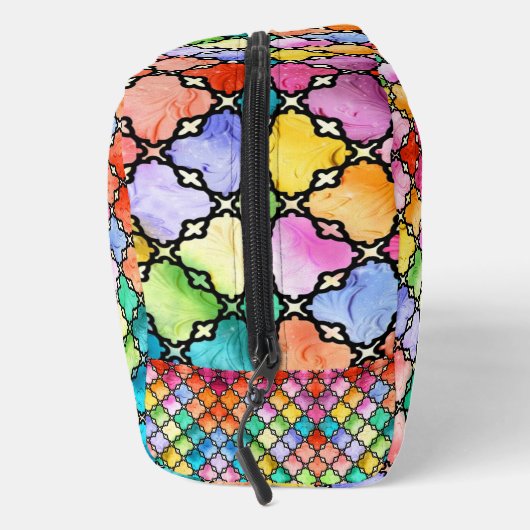 Regenbogenmosaik Waschbeutel (Rechts)