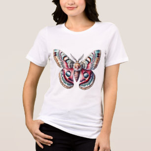 Regenbogenmotte Tri-Blend Shirt