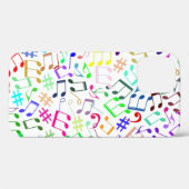 Regenbogenmusiknoten Rockstar Case-Mate iPhone Hülle (Rückseite (Horizontal))