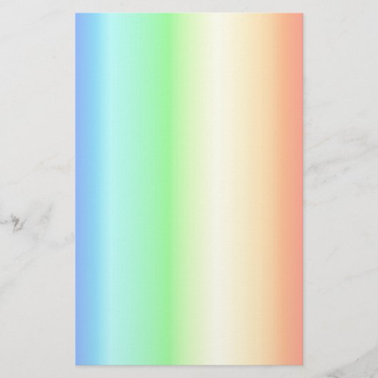Regenbogenmuster 1 briefpapier (Vorderseite)