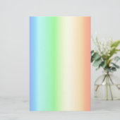 Regenbogenmuster 1 briefpapier (Stehend Vorderseite)