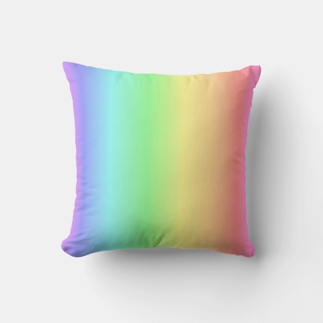 Regenbogenmuster 1 kissen (Vorderseite)