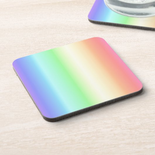 Regenbogenmuster 1 untersetzer (Linke Seite)