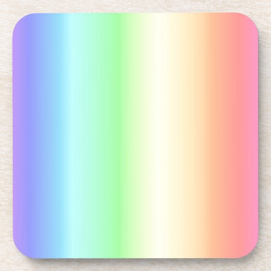 Regenbogenmuster 1 untersetzer (Vorderseite)