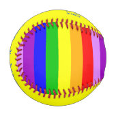 Regenbogenmuster Baseball (Vorderseite Links)