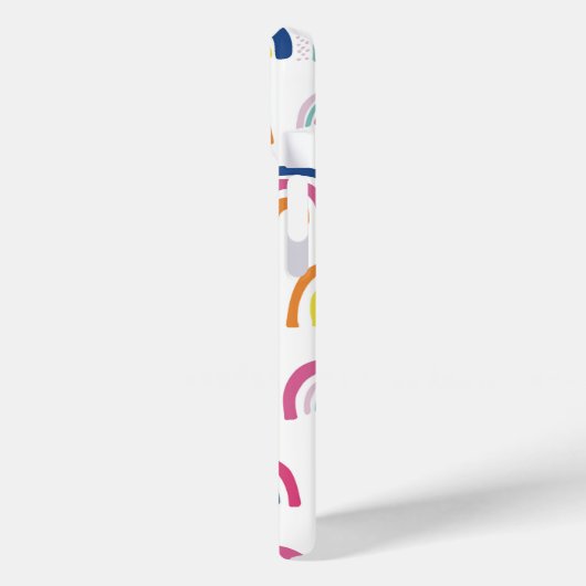 Regenbogenmuster Case-Mate iPhone Hülle (Rückseite / Links)