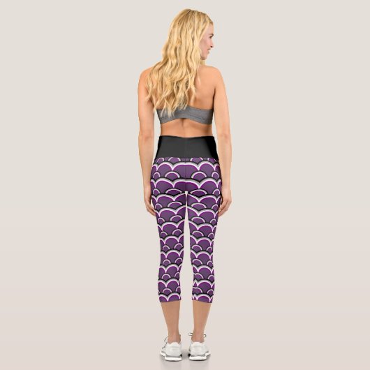 Regenbogenmuster der Ace-Stolz Capri Leggings (Rückseite)