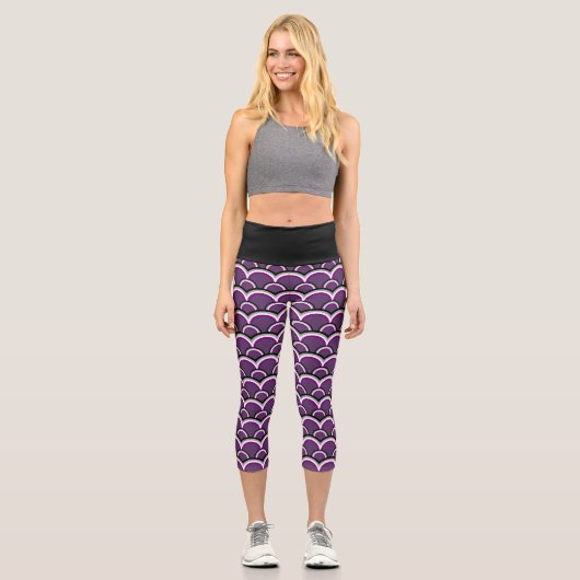 Regenbogenmuster der Ace-Stolz Capri Leggings (Vorderseite)