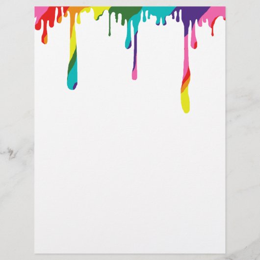 Regenbogenmuster Flyer (Hinten)