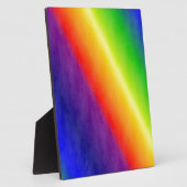 Regenbogenmuster Fotoplatte (Seite)
